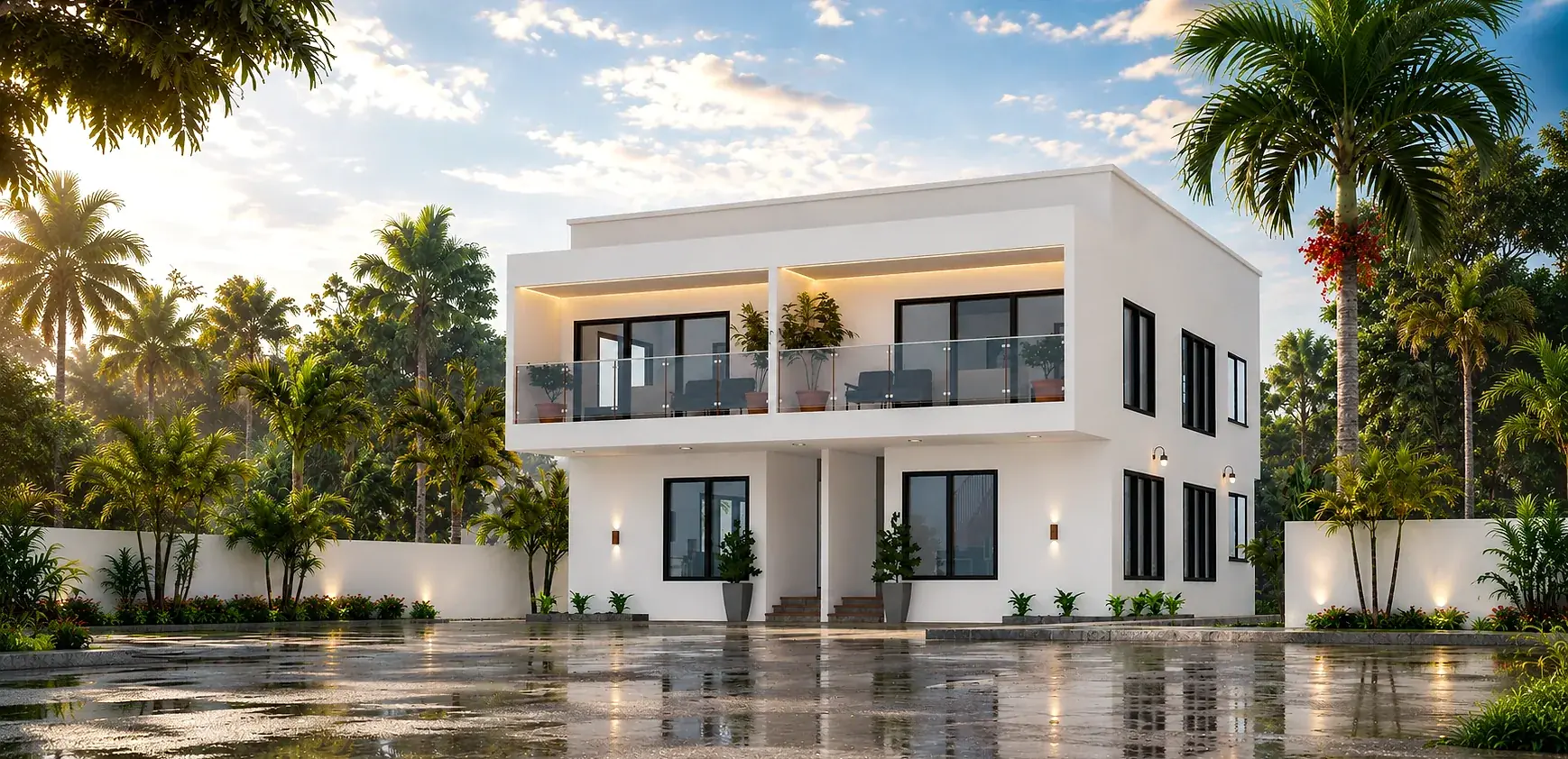 Otumi Homes Nile residence — twin-balcony two-storey villa