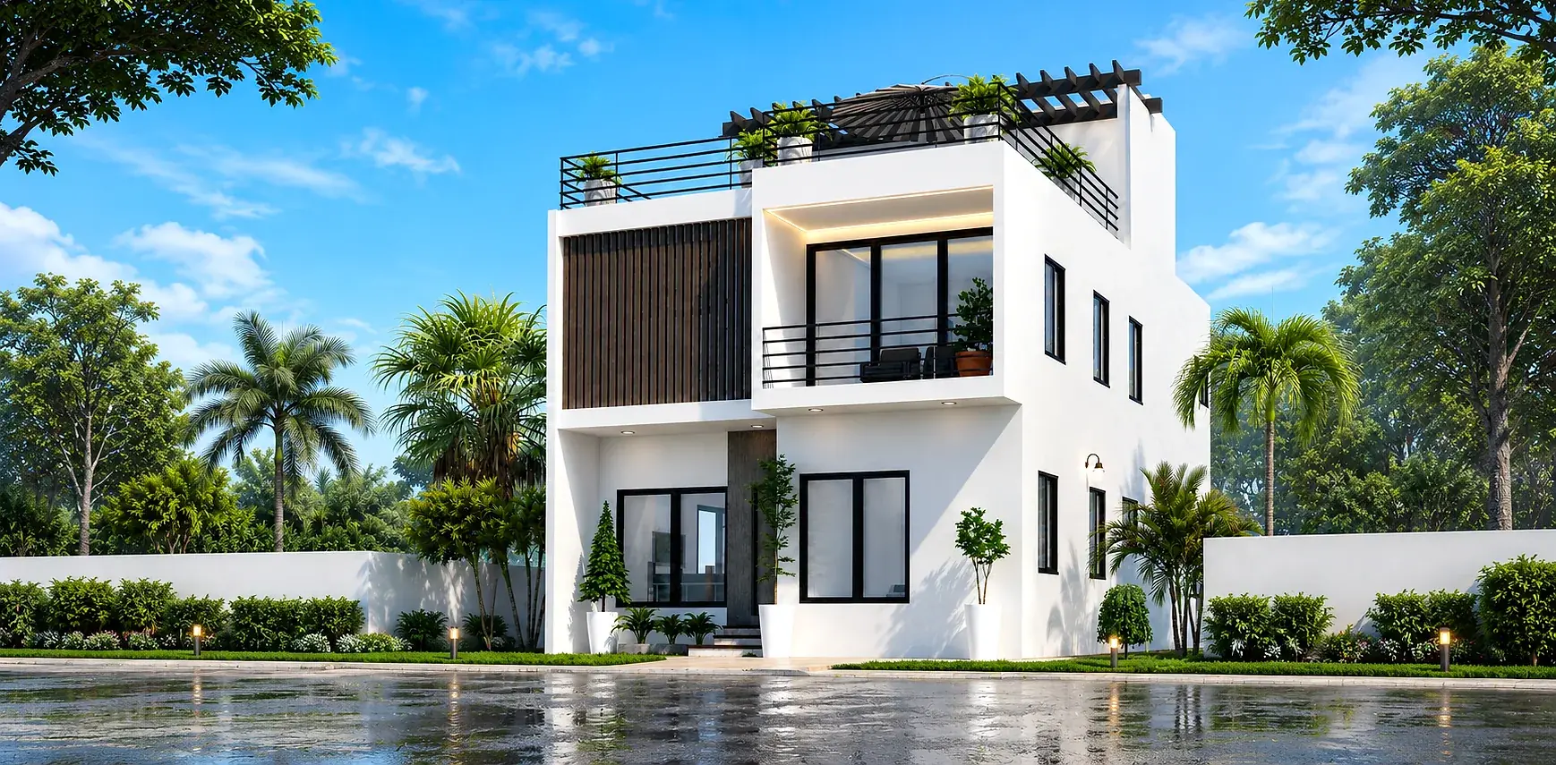 Otumi Homes Pacific residence — villa with rooftop terrace